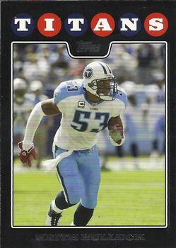 2008 Topps Tennessee Titans #TEN6 Keith Bulluck Front