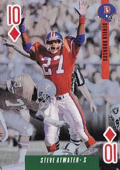 1993 U.S. Playing Cards Ditka's Picks #10♦ Steve Atwater Front