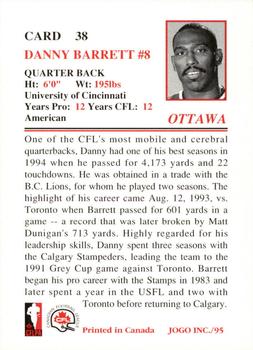 1995 JOGO #38 Danny Barrett Back