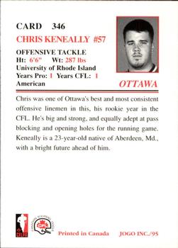 1995 JOGO #346 Chris Keneally Back