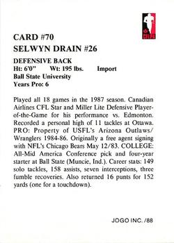 1988 JOGO #70 Selwyn Drain Back