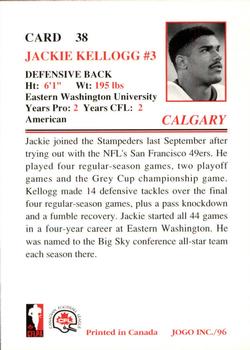 1996 JOGO #38 Jackie Kellogg Back