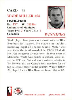 1996 JOGO #49 Wade Miller Back