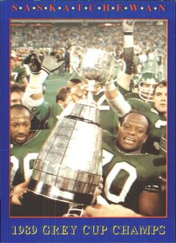 1990 JOGO #1 1989 Grey Cup Champions Front