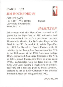 1990 JOGO #132 Jim Rockford Back