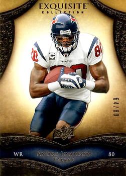 2009 Upper Deck Exquisite Collection #26 Andre Johnson Front