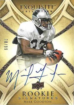 2009 Upper Deck Exquisite Collection #126 Mike Goodson Front