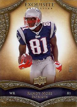 2009 Upper Deck Exquisite Collection #9 Randy Moss Front