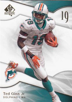 2009 SP Authentic #20 Ted Ginn Jr. Front