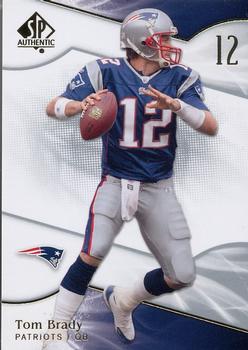 2009 SP Authentic #21 Tom Brady Front