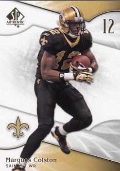 2009 SP Authentic #85 Marques Colston Front