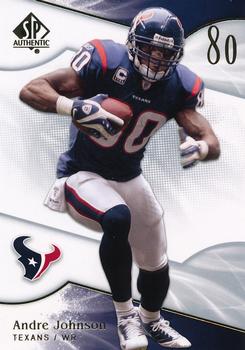 2009 SP Authentic #91 Andre Johnson Front