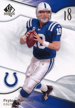 2009 SP Authentic #92 Peyton Manning Front