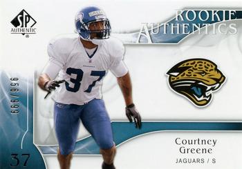 2009 SP Authentic #292 Courtney Greene Front