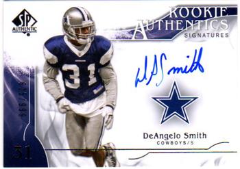 2009 SP Authentic #308 DeAngelo Smith Front