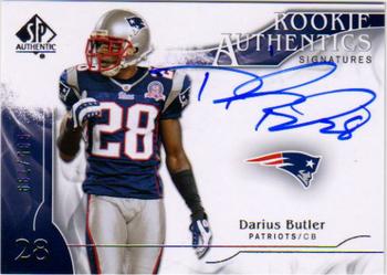 2009 SP Authentic #336 Darius Butler Front