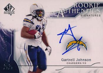 2009 SP Authentic #340 Gartrell Johnson Front