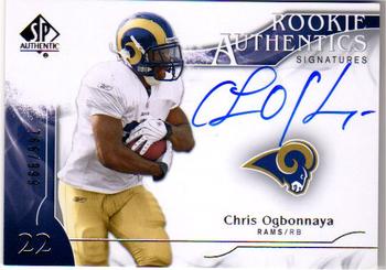 2009 SP Authentic #346 Chris Ogbonnaya Front