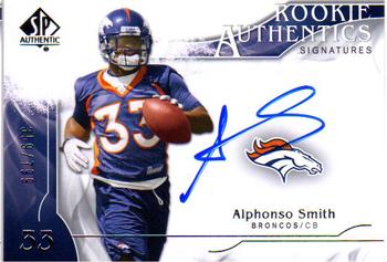 2009 SP Authentic #348 Alphonso Smith Front