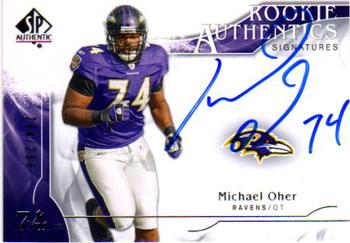 2009 SP Authentic #365 Michael Oher Front