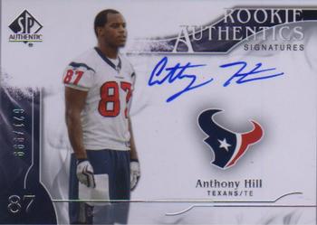 2009 SP Authentic #302 Anthony Hill Front