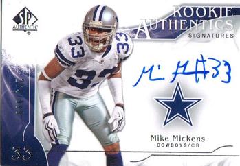2009 SP Authentic #326 Mike Mickens Front