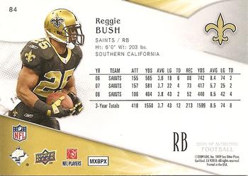2009 SP Authentic #84 Reggie Bush Back