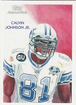 2009 Topps National Chicle #C170 Calvin Johnson Front