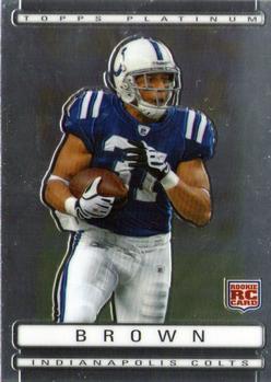 2009 Topps Platinum #117 Donald Brown Front