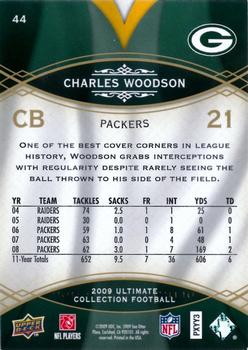 2009 Upper Deck Ultimate Collection #44 Charles Woodson Back