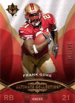 2009 Upper Deck Ultimate Collection #86 Frank Gore Front