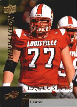 2009 Upper Deck Rookie Exclusives #45 Eric Wood Front
