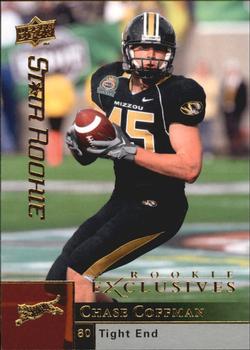 2009 Upper Deck Rookie Exclusives #57 Chase Coffman Front
