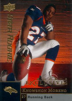 2009 Upper Deck Rookie Exclusives #76 Knowshon Moreno Front