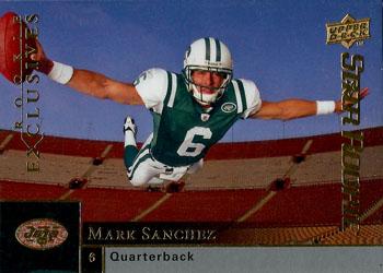 2009 Upper Deck Rookie Exclusives #79 Mark Sanchez Front