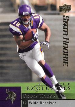 2009 Upper Deck Rookie Exclusives #95 Percy Harvin Front