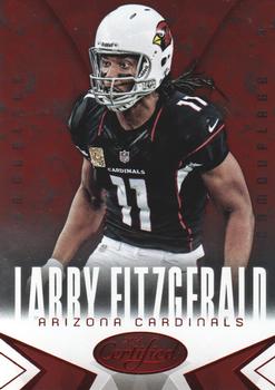 2014 Panini Certified - Camo Red #2 Larry Fitzgerald Front