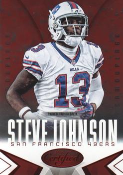 2014 Panini Certified - Camo Red #12 Steve Johnson Front
