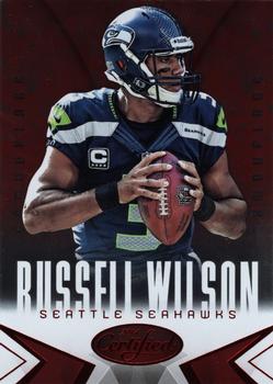 2014 Panini Certified - Camo Red #85 Russell Wilson Front