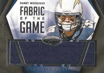 2014 Panini Certified - Fabric of the Game #F-WO Danny Woodhead Front