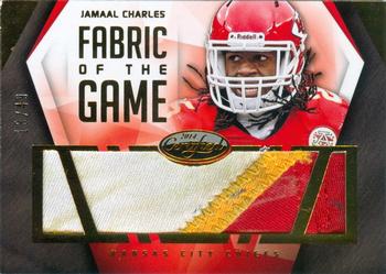 2014 Panini Certified - Fabric of the Game Prime #F-JC Jamaal Charles Front