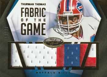 2014 Panini Certified - Fabric of the Game Prime #F-TT Thurman Thomas Front