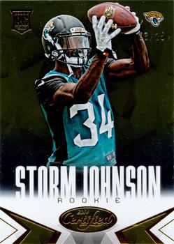 2014 Panini Certified - Gold #162 Storm Johnson Front