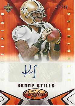 2014 Panini Certified - Mirror Red Signatures #S-KS Kenny Stills Front