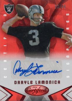 2014 Panini Certified - Mirror Red Signatures #S-DL Daryle Lamonica Front