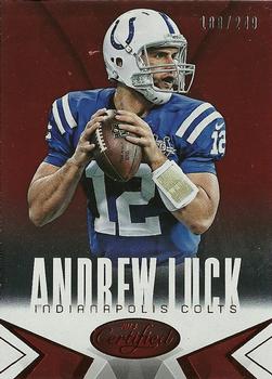 2014 Panini Certified - Red #42 Andrew Luck Front