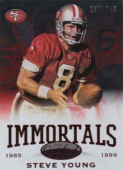 2014 Panini Certified - Red #198 Steve Young Front