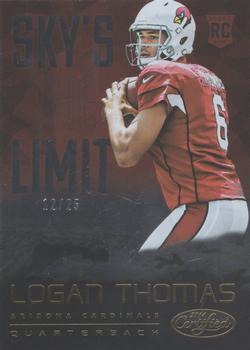 2014 Panini Certified - Sky's the Limit Gold #SKY10 Logan Thomas Front