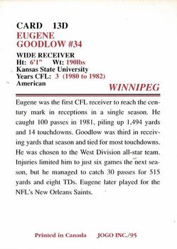 1995 JOGO - Missing Years #13D Eugene Goodlow Back