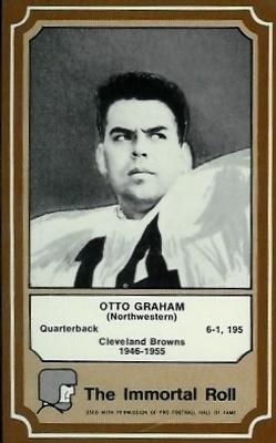 1975 Fleer Football Patches #27 Otto Graham Front